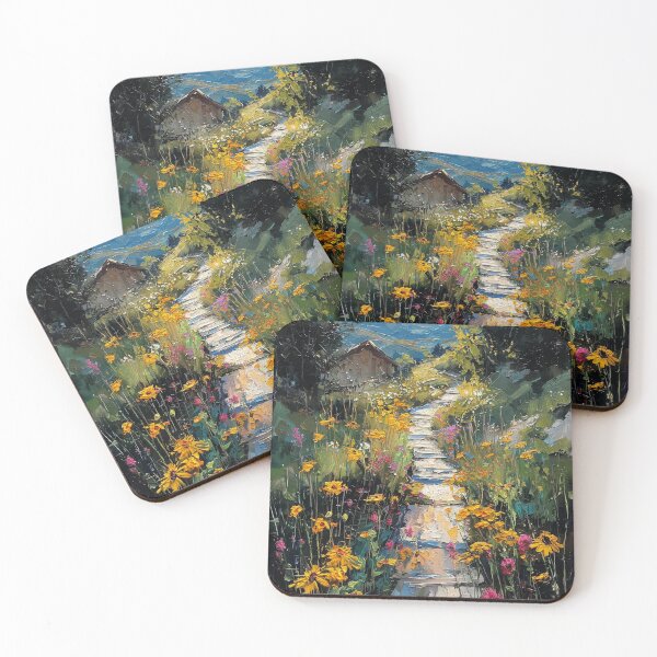 Item preview, Winding Country Road | Hyperrealistic Oil Painting Landscape designed and sold by SantiLab.