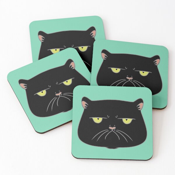 Item preview, Black Cat Face designed and sold by HugSomeNettles.