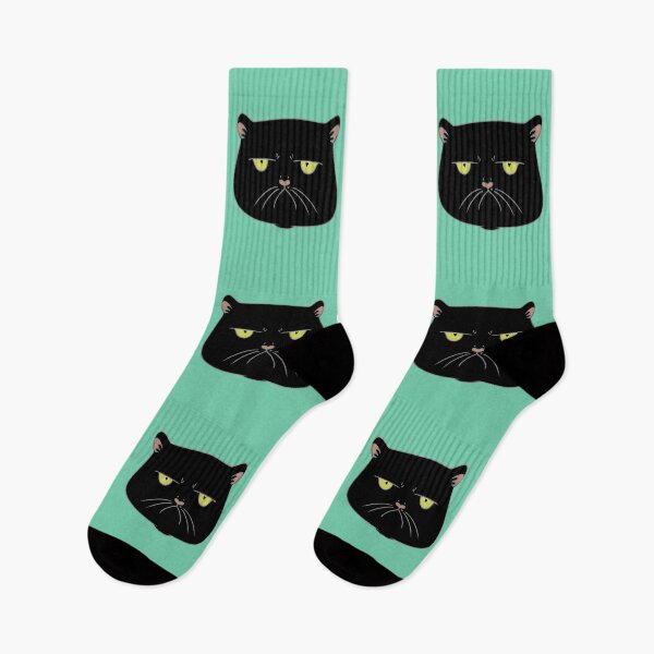 Item preview, Black Cat Face designed and sold by HugSomeNettles.