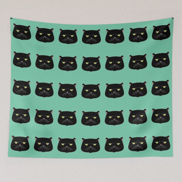 Item preview, Black Cat Face designed and sold by HugSomeNettles.