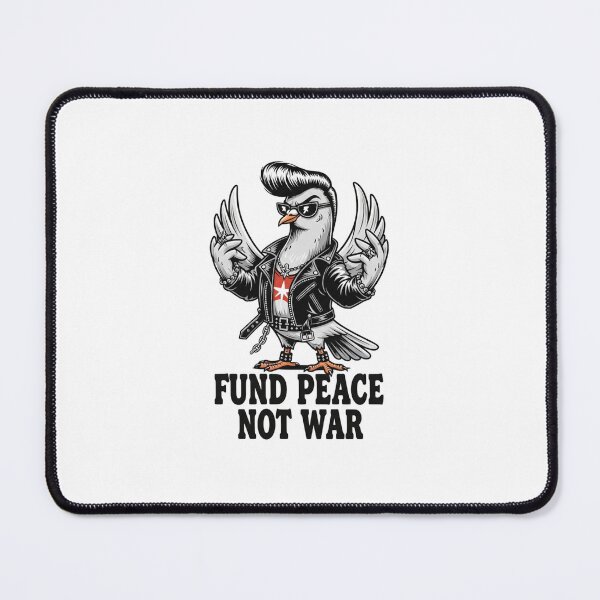 Item preview, Fund peace not war, anti war, dove, protest, Funnyfits70, retro, vintage, meme, funny, humor designed and sold by FunnyFits70.