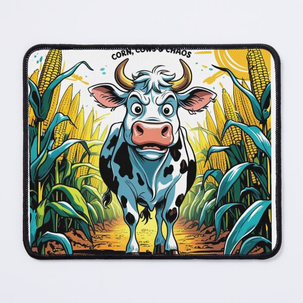Item preview, Corn, Cows & Chaos designed and sold by Rudke.