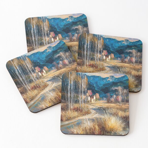 Item preview, Winding Country Road | Hyperrealistic Oil Painting Landscape designed and sold by SantiLab.