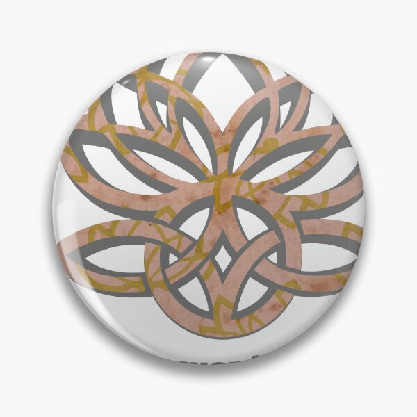 Item preview, The Soul Remembers Its Origin. It Blooms | Lotus & Celtic Knot | Boho Spiritual Poster designed and sold by 	aluzia.design.