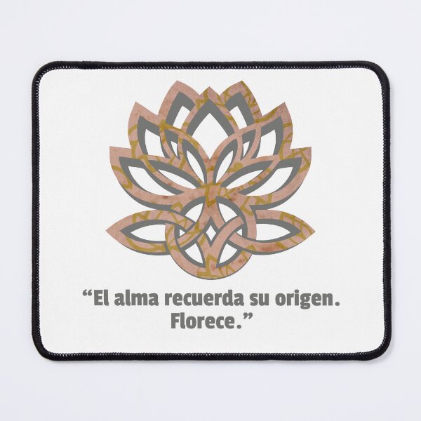 Item preview, The Soul Remembers Its Origin. It Blooms | Lotus & Celtic Knot | Boho Spiritual Poster designed and sold by 	aluzia.design.
