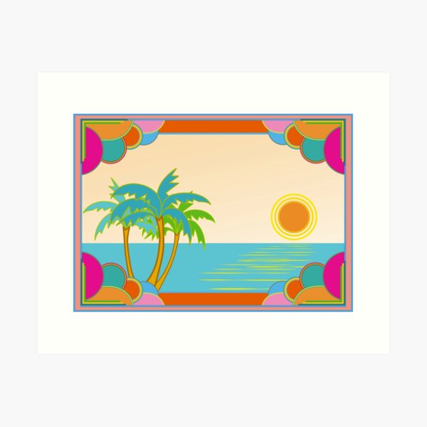 tropical fantasy Art Print