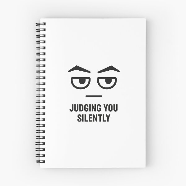 Item preview, Judging You Silently – Eyebrow Reaction Meme Face (Minimalist Sarcastic Design) designed and sold by Domci.