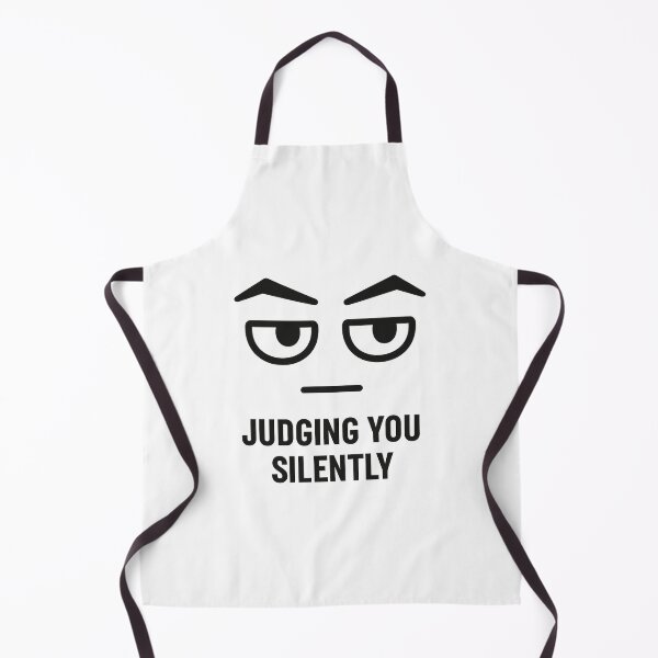 Item preview, Judging You Silently – Eyebrow Reaction Meme Face (Minimalist Sarcastic Design) designed and sold by Domci.