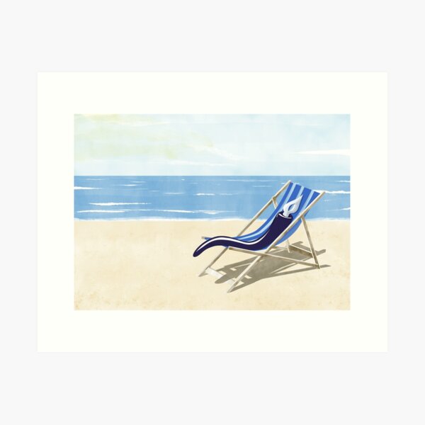 penna in sdraio Art Print