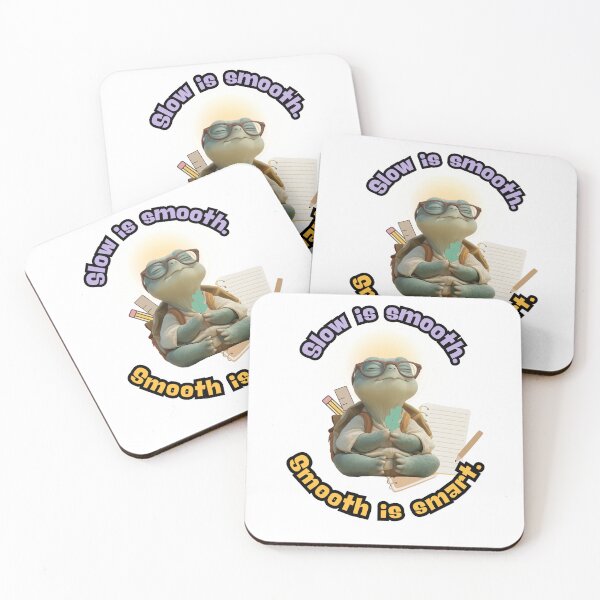 Item preview, Mindful Turtle – Slow is Smooth, Smooth is Smart designed and sold by OskArt design.