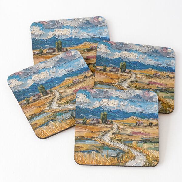 Item preview, Winding Country Road | Hyperrealistic Oil Painting Landscape designed and sold by SantiLab.
