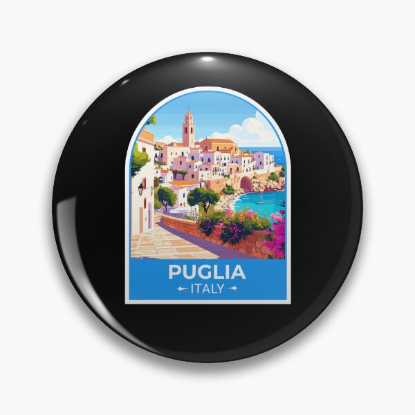 Item preview, Puglia Italy Travel Sticker designed and sold by TulipaGraphics.