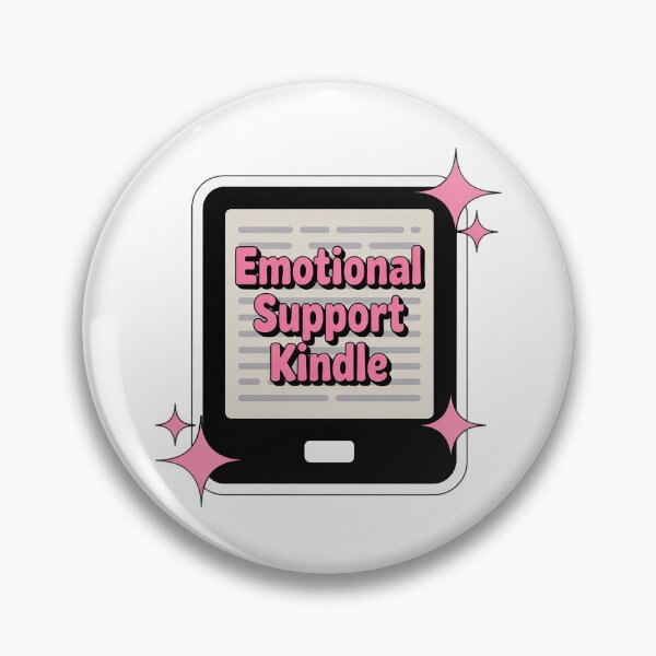 Item preview, Emotional Support Kindle | Book Lover Reading Gift designed and sold by Love Between Pages.