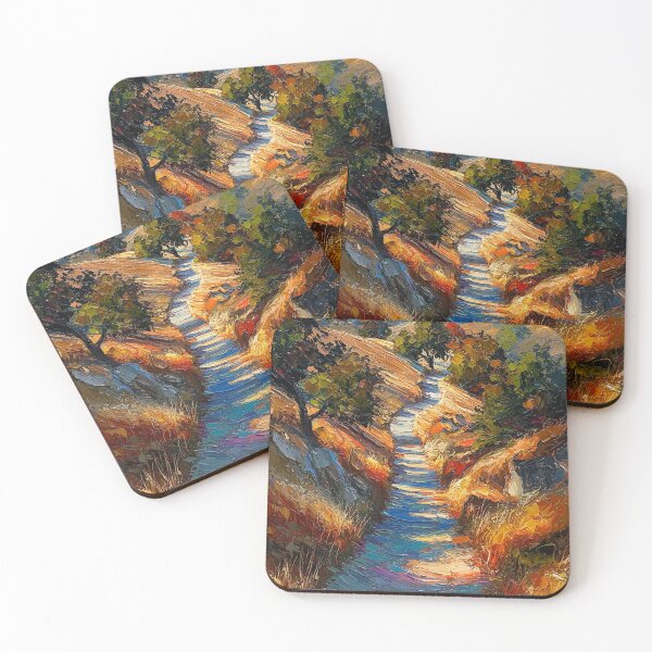 Item preview, Winding Country Road | Hyperrealistic Oil Painting Landscape designed and sold by SantiLab.