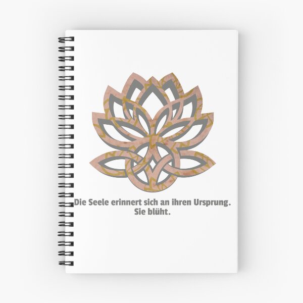 Item preview, Die Seele Erinnert Sich an Ihren Ursprung. Sie Erblüht | Lotus & Celtic Knot | Spirituelles Boho-Poster designed and sold by 	aluzia.design.