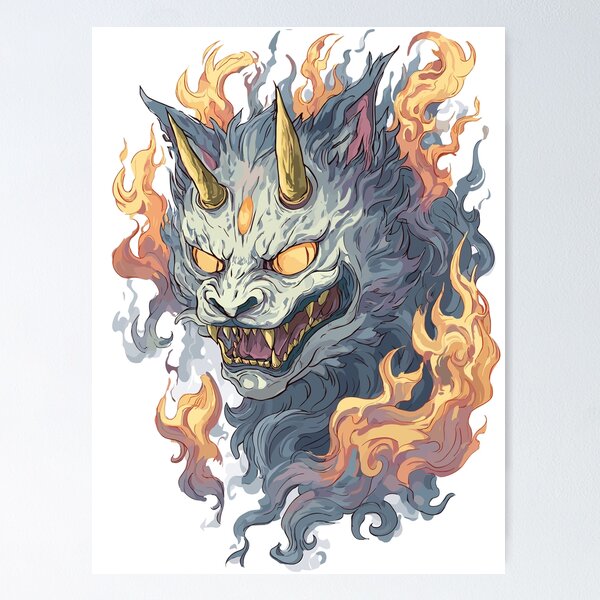 Item preview, Legendary Neko Yokai Art designed and sold by bapupa.