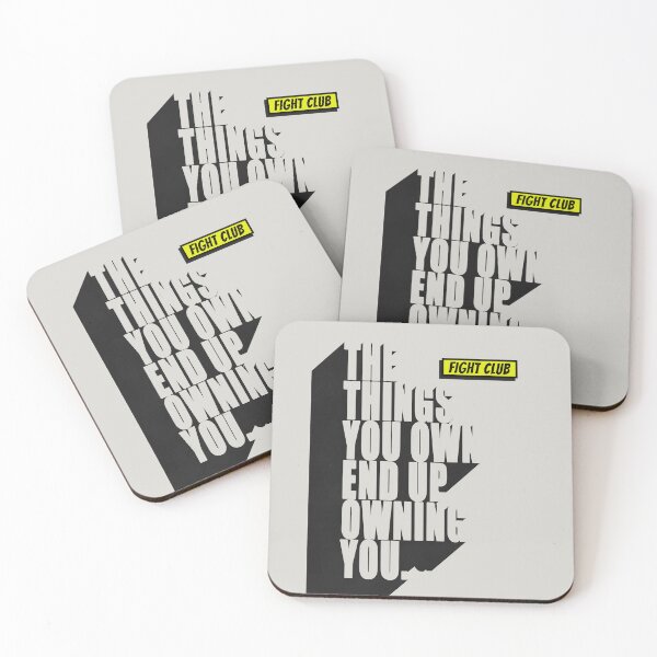 Item preview, Fight Club Film Quote Poster designed and sold by Enea Kelo.