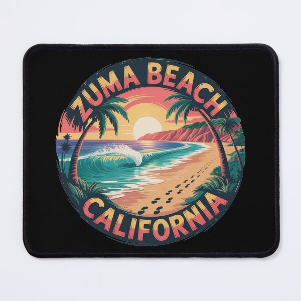 Item preview, Zuma Beach California Sunset – Vibrant Coastal Design for Surf Lovers, Travelers & Beach Decor designed and sold by CircinusStore.