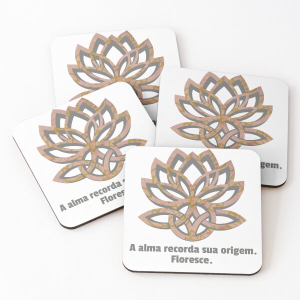 Item preview, A Alma Remembers Its Origin. Floresce | Lotus & Celtic Knot | Boho Spiritual Poster designed and sold by 	aluzia.design.
