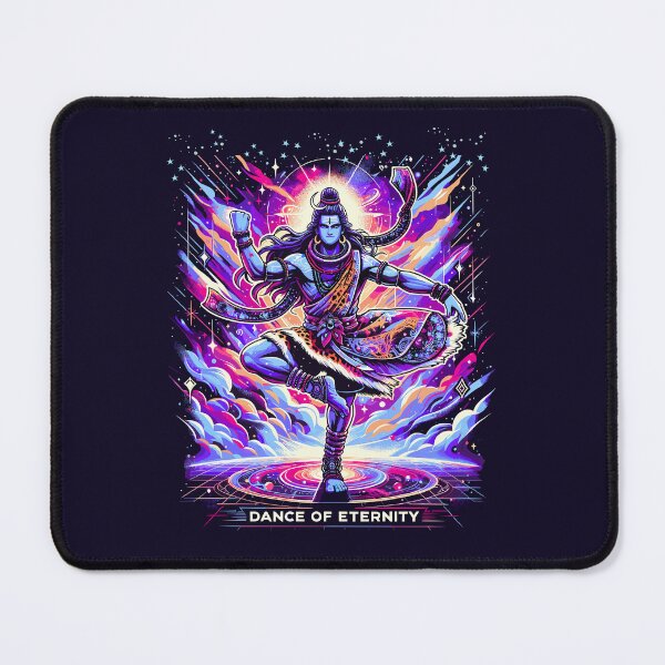 Item preview, Yoga meditation merch with psychedelic lord of Dance Shiva,mahadev, version 64a Lord mahakaal,bholenath Special design 55a designed and sold by mndesignworx.
