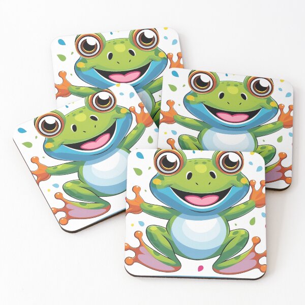 Item preview, Toadally Awesome – Cute Cartoon Frog for Kids designed and sold by Mateusz Olczyk.