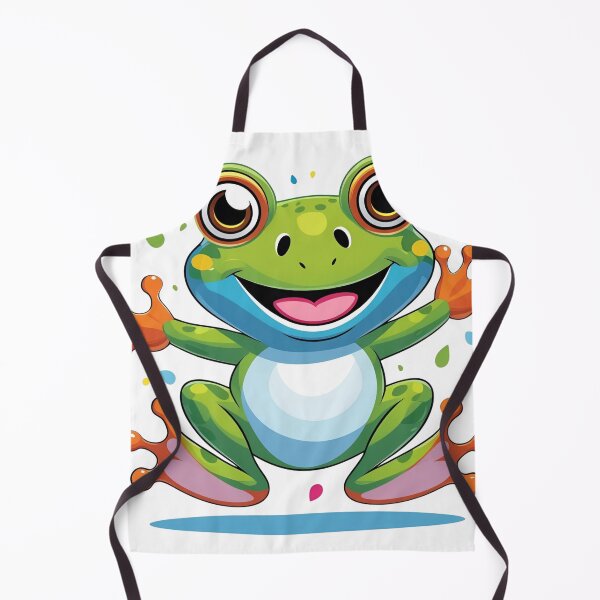 Item preview, Toadally Awesome – Cute Cartoon Frog for Kids designed and sold by Mateusz Olczyk.