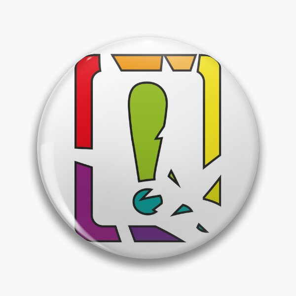 Item preview, Colorful segmented exclamation mark breaking designed and sold by ZorianArt.
