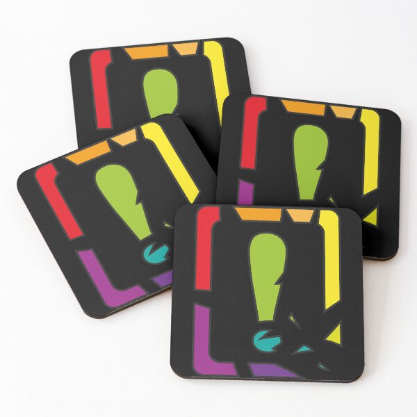 Item preview, Colorful segmented exclamation mark breaking designed and sold by ZorianArt.