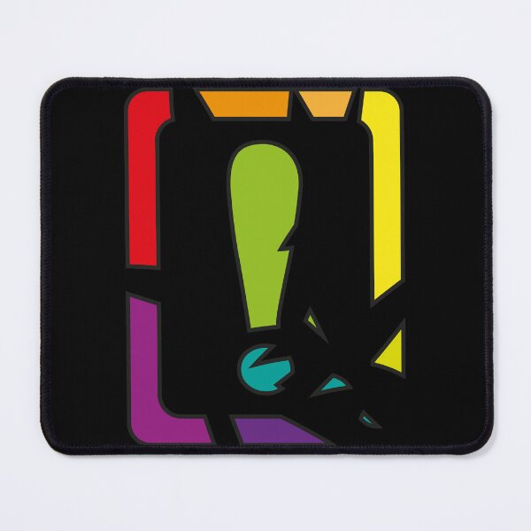 Item preview, Colorful segmented exclamation mark breaking designed and sold by ZorianArt.