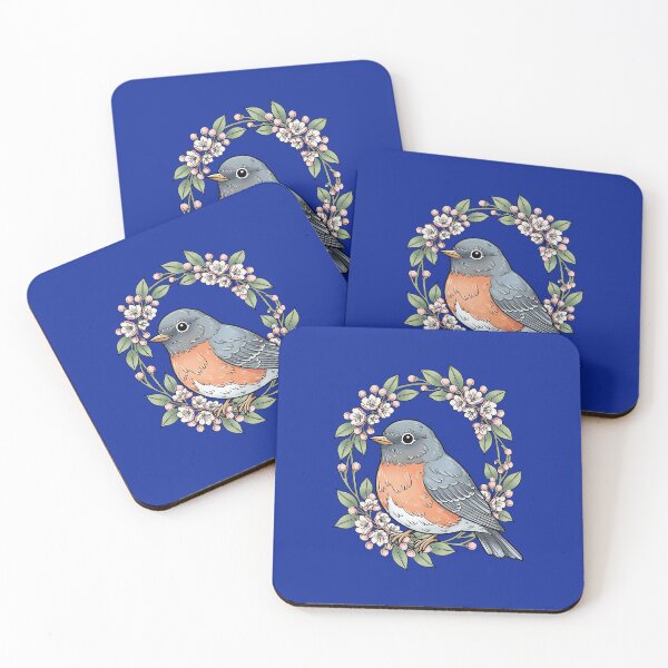 Item preview, Cute Connecticut Bird With Mountain Laurel designed and sold by taiche.