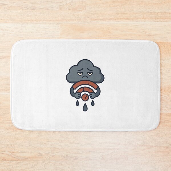 Item preview, Broken Wi-Fi Cloud - Digital Despair Art designed and sold by OnPointOutfits.