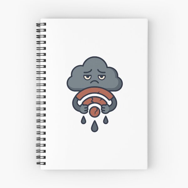 Item preview, Broken Wi-Fi Cloud - Digital Despair Art designed and sold by OnPointOutfits.