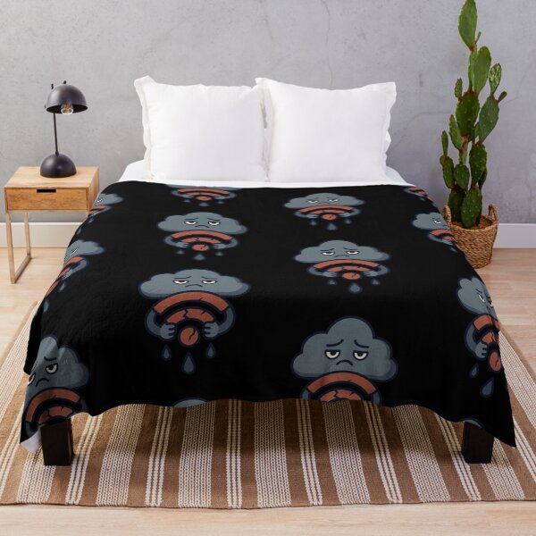Item preview, Broken Wi-Fi Cloud - Digital Despair Art designed and sold by OnPointOutfits.