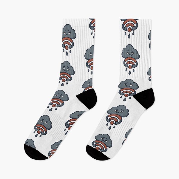 Item preview, Broken Wi-Fi Cloud - Digital Despair Art designed and sold by OnPointOutfits.