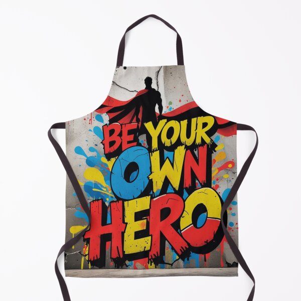 Item preview, Be Your Own Hero – Urban Graffiti Empowerment Design designed and sold by QSHOOLKA.