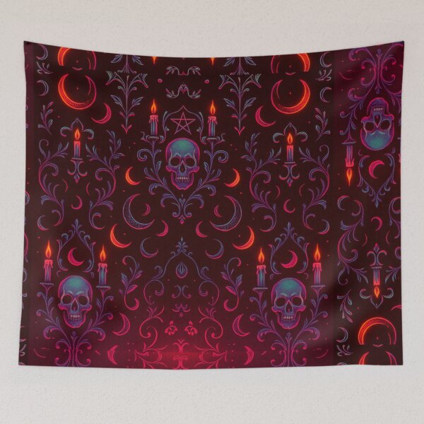 Item preview, Gothic Skulls - Red Toned designed and sold by DarkDesiresAU.