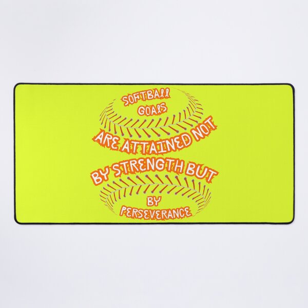 Item preview, Softball Quote Softball Goals Are Attained By Perseverance designed and sold by KateLeap.