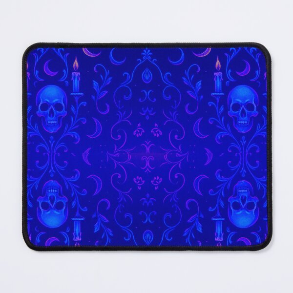 Item preview, Baroque Gothic Skulls - Blue Toned designed and sold by DarkDesiresAU.