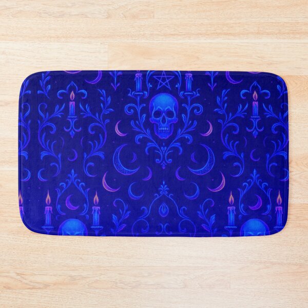 Item preview, Baroque Gothic Skulls - Blue Toned designed and sold by DarkDesiresAU.