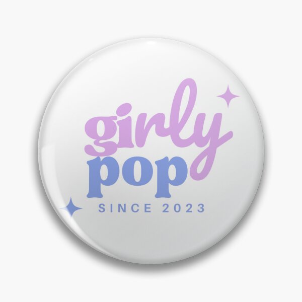 Item preview, girly pop sticker, concert sticker, girly pin designed and sold by Bits & Bops Boutique.