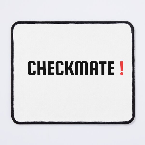 Item preview, Bold Checkmate Typography  Design designed and sold by Brensa.