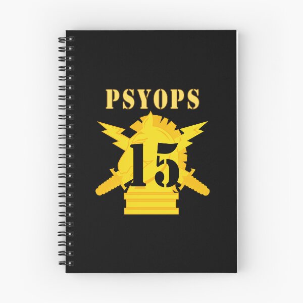 Item preview, Army - PSYOPS w Branch Insignia - 15th Battalion Numeral - Line X 300 designed and sold by Military Insignia Products.