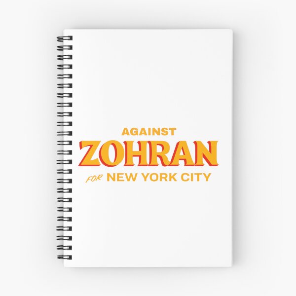 Item preview, yellow against zohran for new york city mayor - anti zohran mamdani - red and blue designed and sold by jessicaleah15.