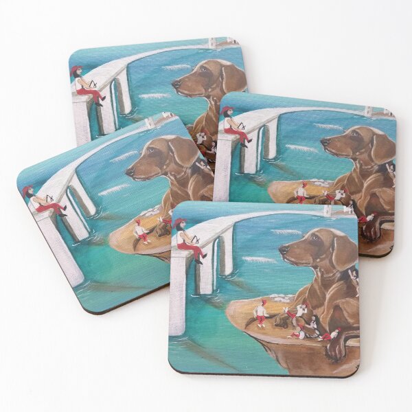 Item preview, Music-loving dog painting designed and sold by sandrinengle.
