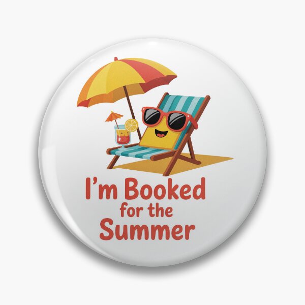 Item preview, I'm Booked For The Summer Reading Time Book designed and sold by PietrzakDesign.