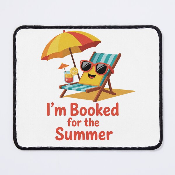 Item preview, I'm Booked For The Summer Reading Time Book designed and sold by PietrzakDesign.
