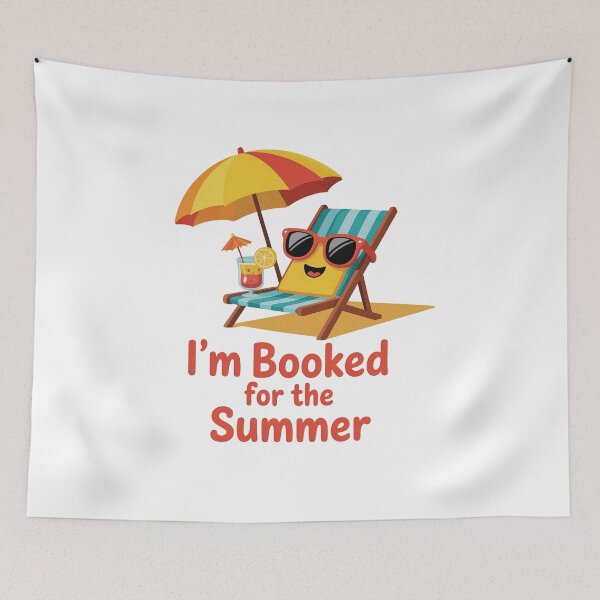 Item preview, I'm Booked For The Summer Reading Time Book designed and sold by PietrzakDesign.