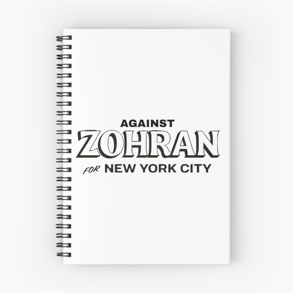 Item preview, Black and white against zohran for new york city mayor - anti zohran mamdani - red and blue designed and sold by jessicaleah15.