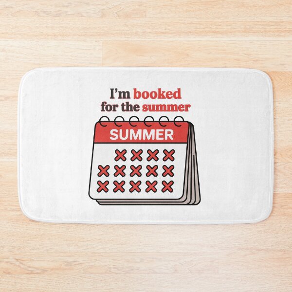 Item preview, I'm Booked For The Summer Calendar Fully Booked designed and sold by PietrzakDesign.