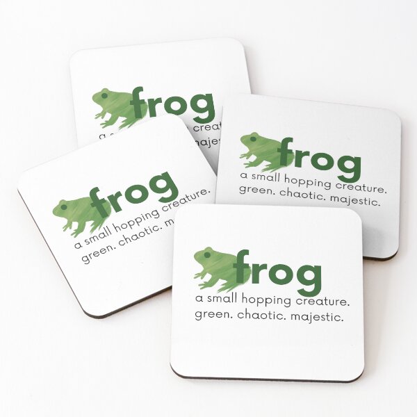 Item preview, Frog – Green. Chaotic. Majestic. designed and sold by BRT.
